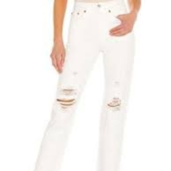 Levi’s Premium, White Wedgie Tapered (2018), Capital E, 29x28, NWT, $98 MSRP - Picture 3 of 15